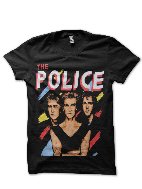 The Police Beach Towel Black T-Shirt Hoodie, Sweatshirt | PureTeeCo.com