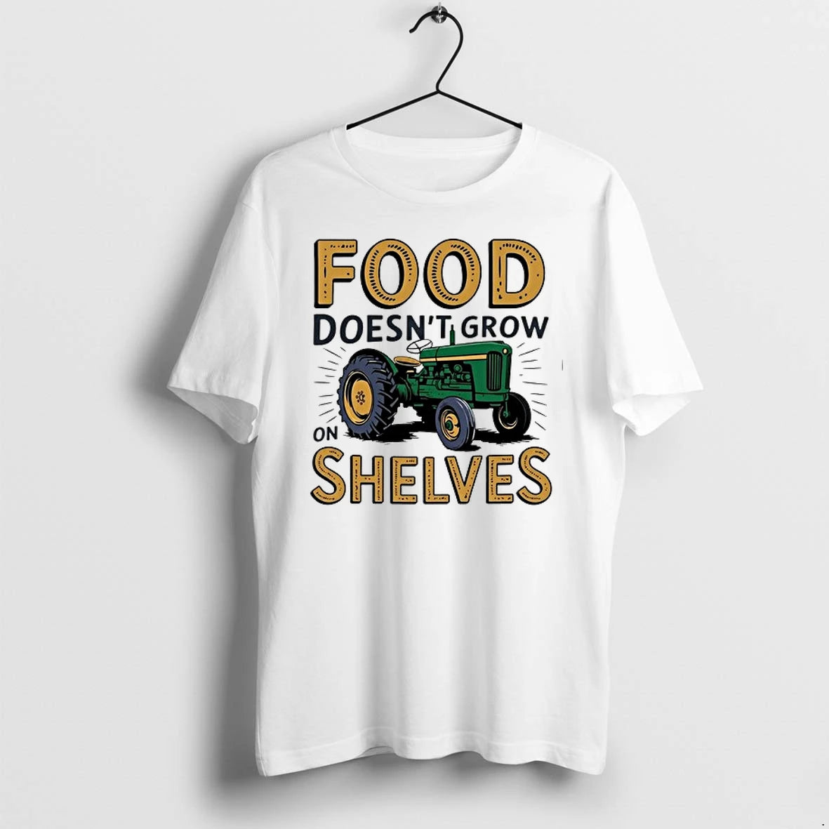 Tractor Food Doesnt Grow On Shelves 0 Tshirts Sweater