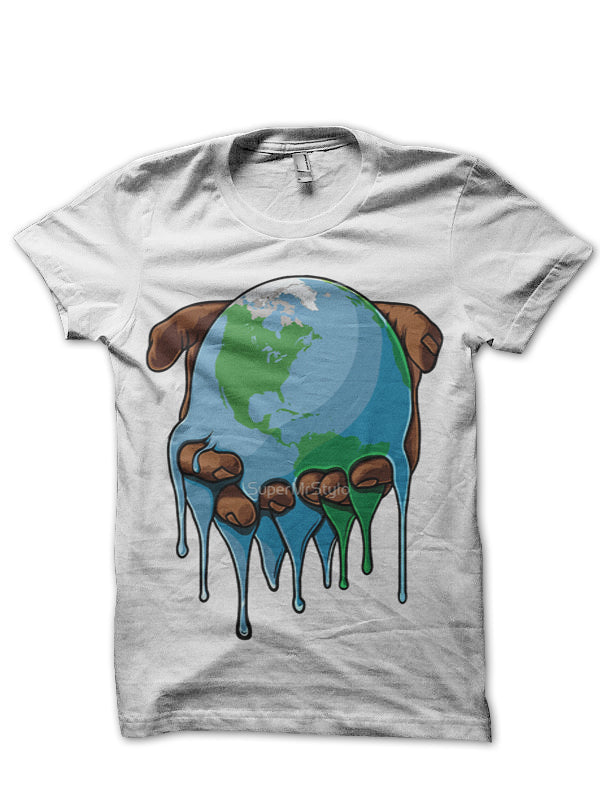 Travis Scott Earth White T-Shirt Hoodie, Sweatshirt | PureTeeCo.com