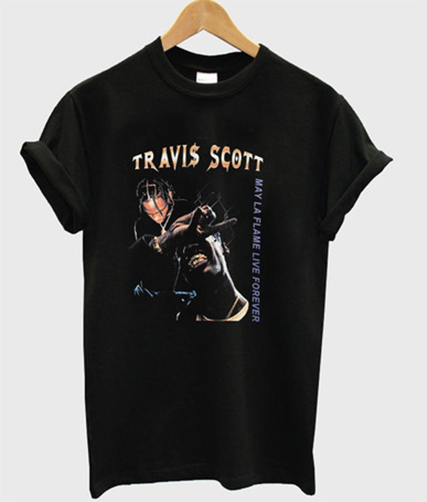 travis scott may la flame live forever t-shirt Hoodie, Sweatshirt | PureTeeCo.com