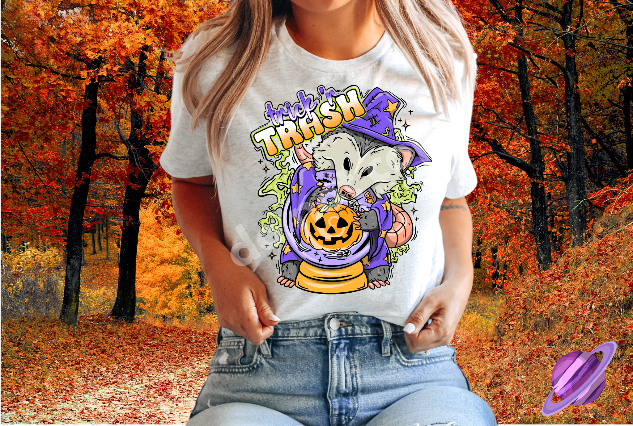 TRICK TRASH TEE Hoodie, Sweatshirt | PureTeeCo.com (Image 1)