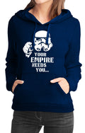 Trooper Girls Dark Blue Hoodie T-Shirts, Sweatshirt | PureTeeCo.com