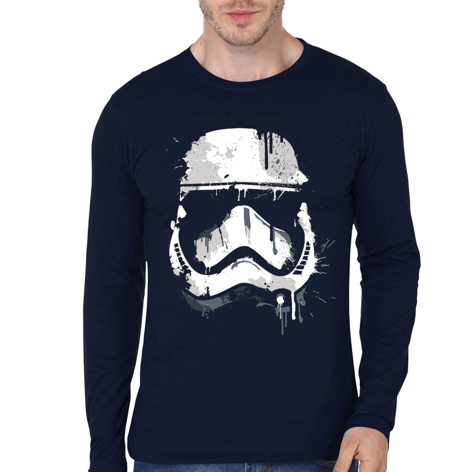 Tropper Navy Blue Full Sleeve Tee Hoodie, Sweatshirt | PureTeeCo.com