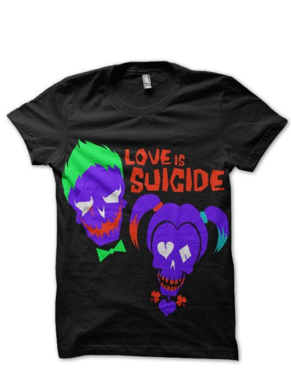 True Love Suicide Squad Black T-Shirt Hoodie, Sweatshirt | PureTeeCo.com