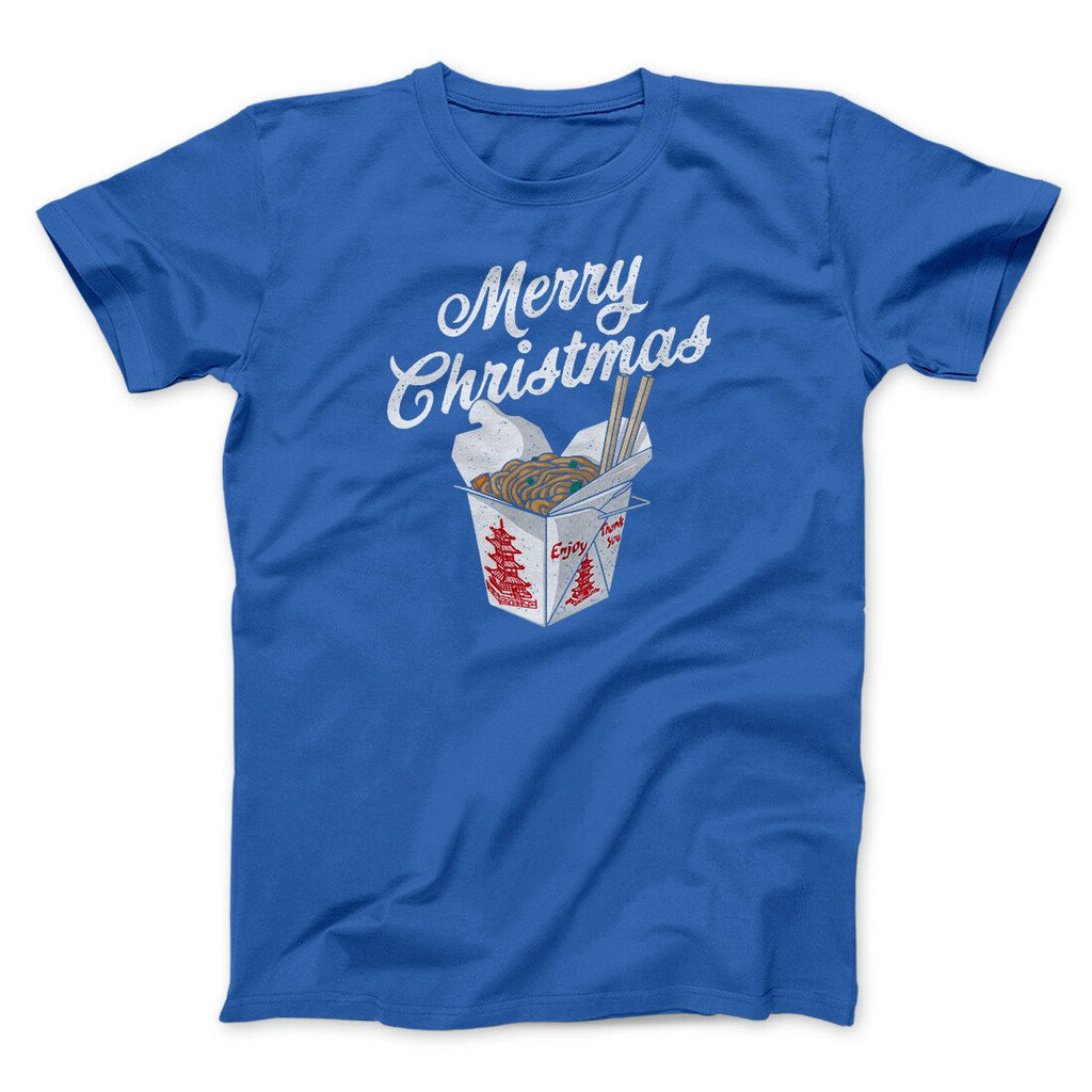 Merry Christmas Takeout Funny Hanukkah Men/Unisex T-Shirt Hoodie, Sweatshirt | PureTeeCo.com (Image 3)