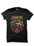 Ninja Turtles Black T-Shirt Hoodie, Sweatshirt | PureTeeCo.com