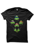 Turtle Rhapsody Black Half Sleeve T-Shirt Hoodie, Sweatshirt | PureTeeCo.com