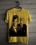 Two Guys Yellow Tee Hoodie, Sweatshirt | PureTeeCo.com