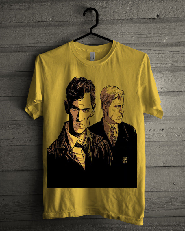 Two Guys Yellow Tee Hoodie, Sweatshirt | PureTeeCo.com
