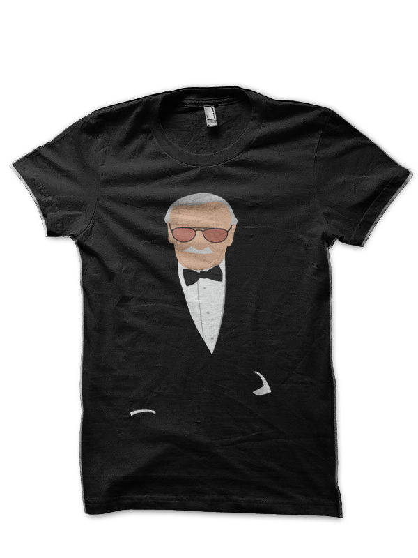 Stan Lee Black T-Shirt Hoodie, Sweatshirt | PureTeeCo.com