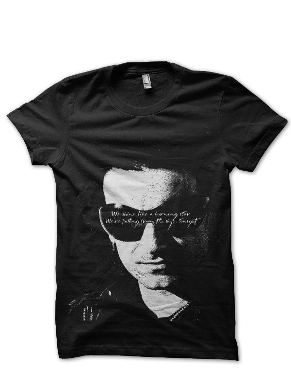 U2 Black T-Shirt Style002 Hoodie, Sweatshirt | PureTeeCo.com