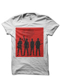 U2 White Half Sleeve T-Shirt Style001 Hoodie, Sweatshirt | PureTeeCo.com