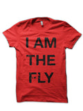 The Fly Red Half Sleeve T-Shirt Hoodie, Sweatshirt | PureTeeCo.com
