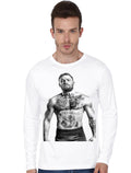 Ufc White Full Sleeve T-Shirt Hoodie, Sweatshirt | PureTeeCo.com