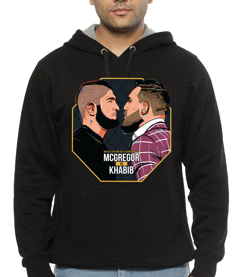 Mcgregor Vs. Khabib Black Hoodie T-Shirts, Sweatshirt | PureTeeCo.com