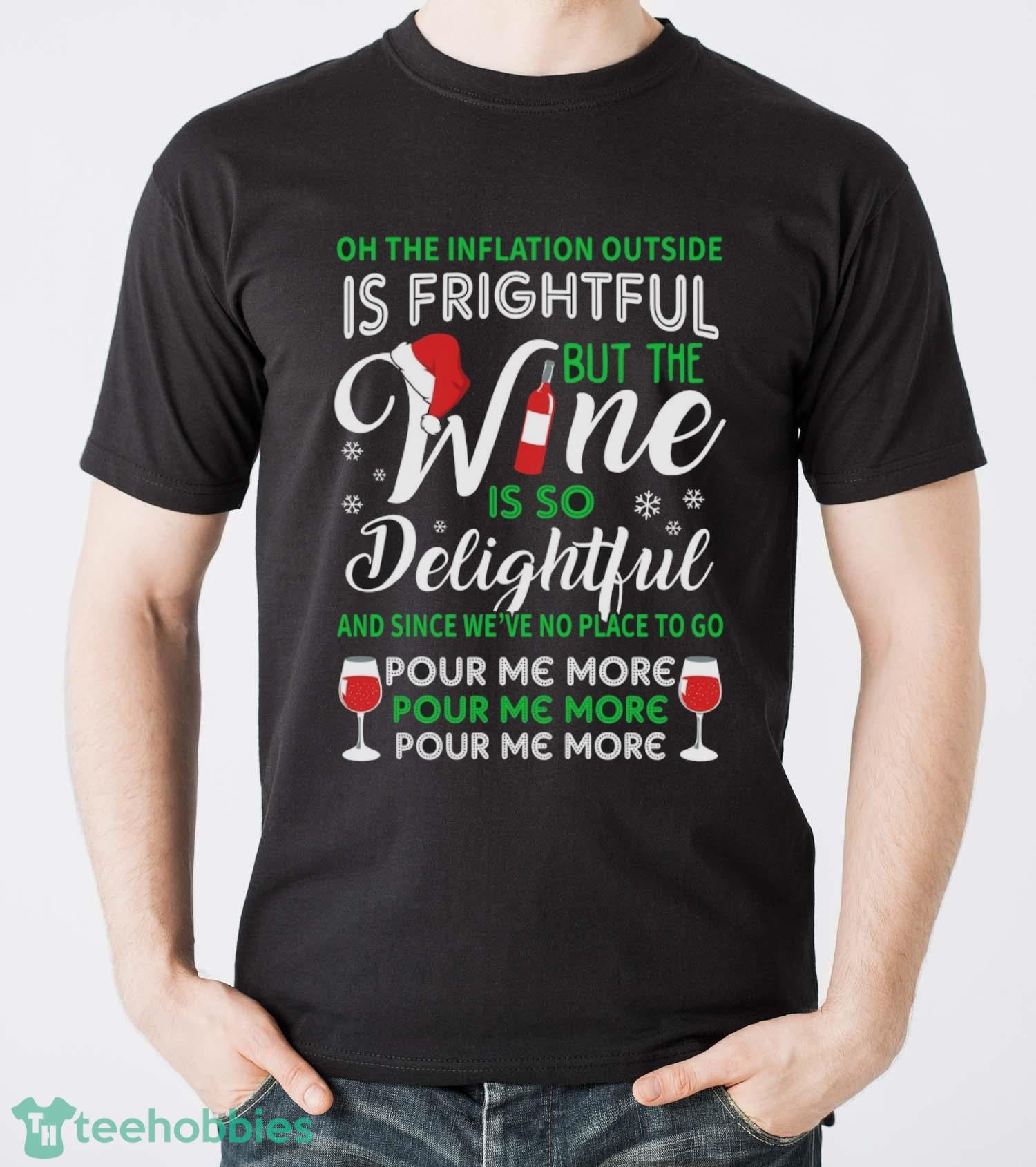 Ugly Christmas Sweater Women Ugly Wine Christmas Sweater for Women Wine is so Delightful Shirt