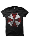 Umbrella Corp Black Tee Hoodie, Sweatshirt | PureTeeCo.com