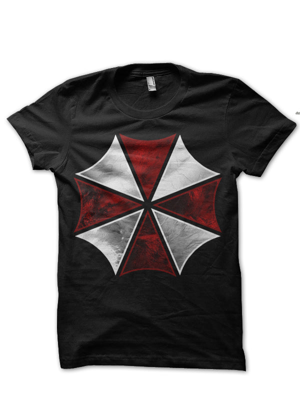 Umbrella Corp Black Tee Hoodie, Sweatshirt | PureTeeCo.com