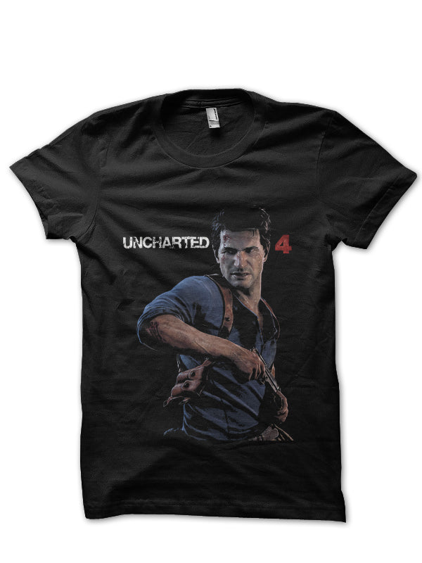 Uncharted 4 Black Tee Style003 Hoodie, Sweatshirt | PureTeeCo.com