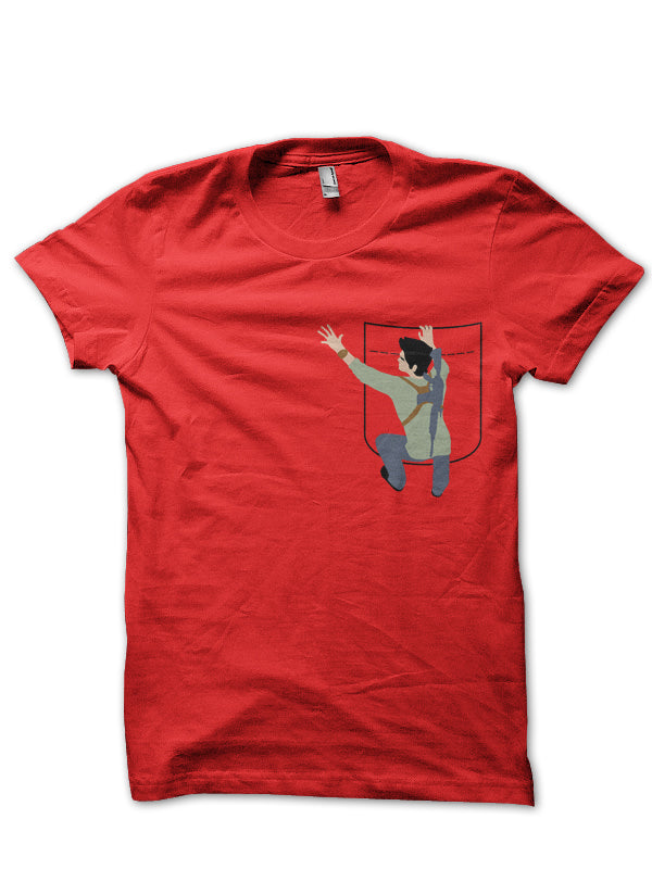 Uncharted 4 Red Tee Hoodie, Sweatshirt | PureTeeCo.com