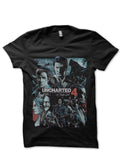 Uncharted 4 Black Tee Hoodie, Sweatshirt | PureTeeCo.com