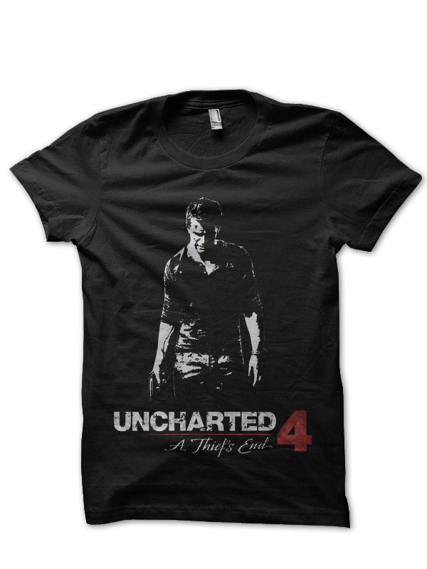 Uncharted 4 Black Tee Style002 Hoodie, Sweatshirt | PureTeeCo.com