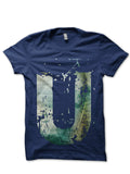 Uncharted 4 Navy Blue Tee Hoodie, Sweatshirt | PureTeeCo.com