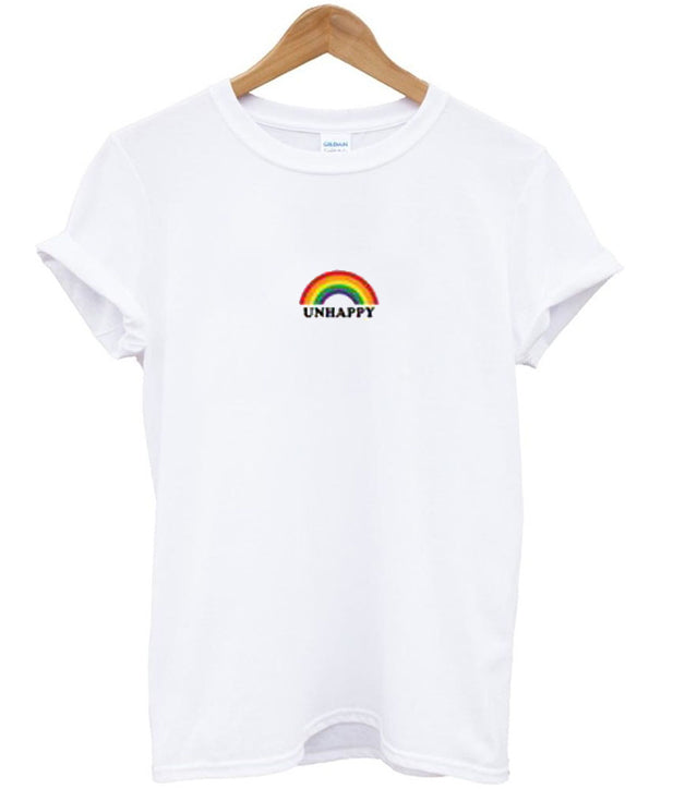 unhappy rainbow t-shirt Hoodie, Sweatshirt | PureTeeCo.com