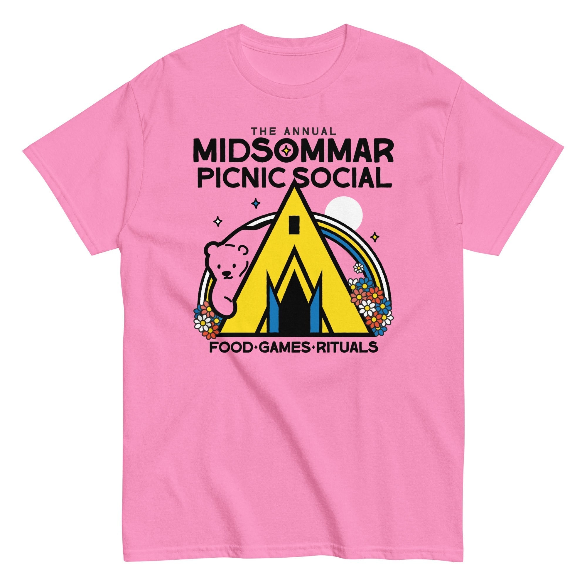 The Annual Midsommar Picnic Social Men's Classic Tee Hoodie, Sweatshirt | PureTeeCo.com (Image 3)
