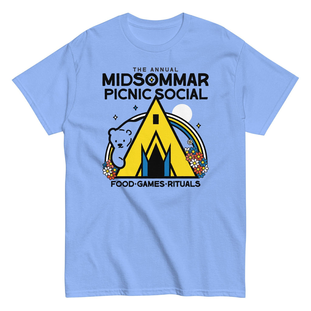 The Annual Midsommar Picnic Social Men's Classic Tee Hoodie, Sweatshirt | PureTeeCo.com (Image 4)