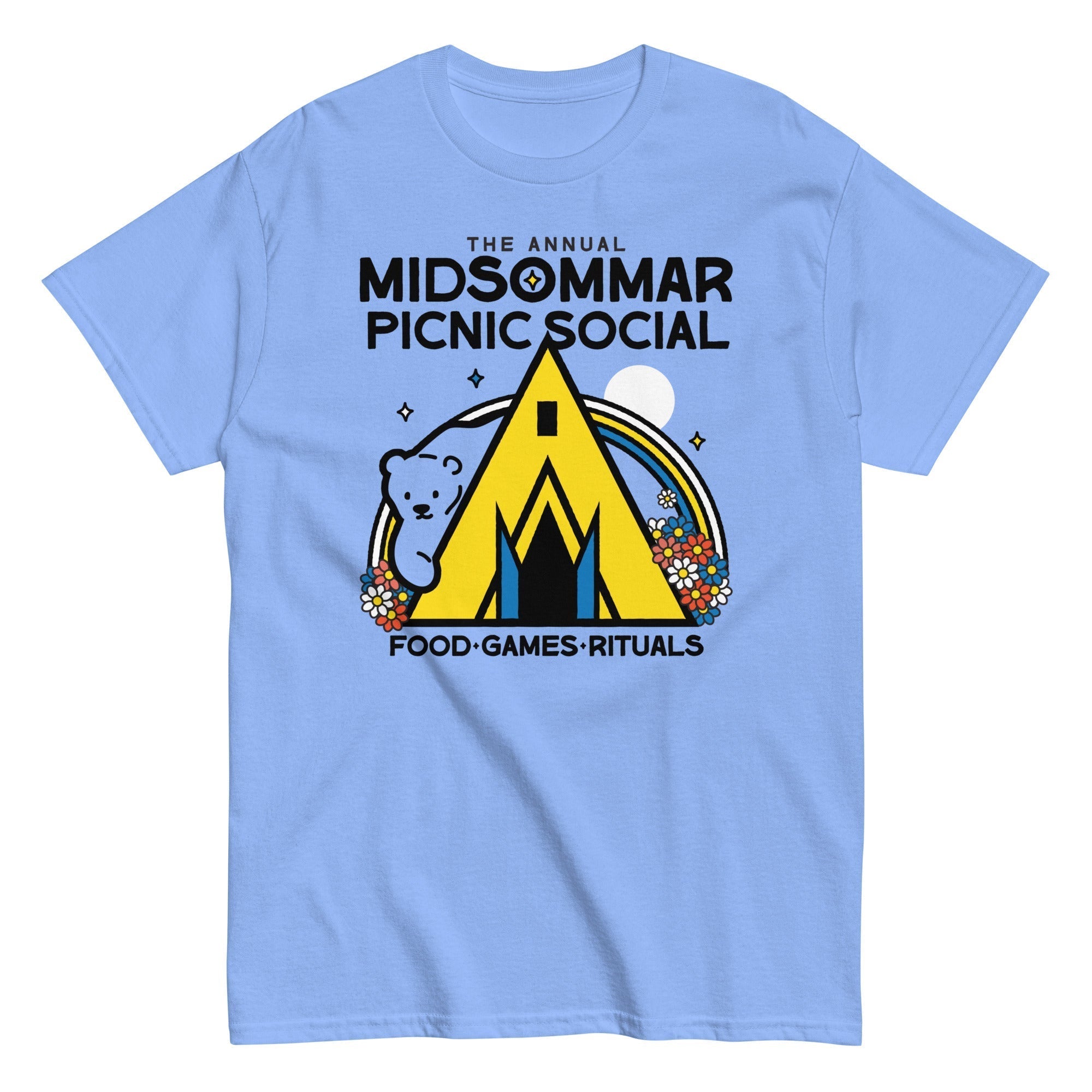 The Annual Midsommar Picnic Social Men's Classic Tee Hoodie, Sweatshirt | PureTeeCo.com (Image 4)