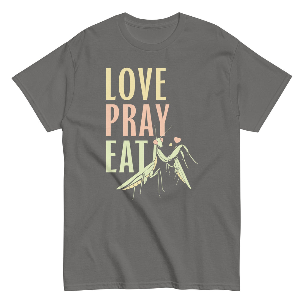 Love Pray Eat Men's Classic Tee Hoodie, Sweatshirt | PureTeeCo.com (Image 1)