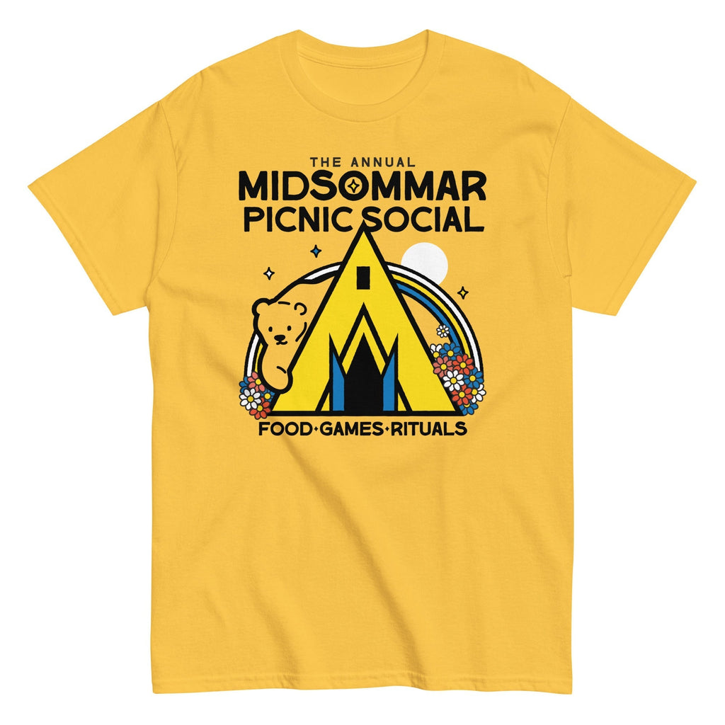 The Annual Midsommar Picnic Social Men's Classic Tee Hoodie, Sweatshirt | PureTeeCo.com (Image 1)