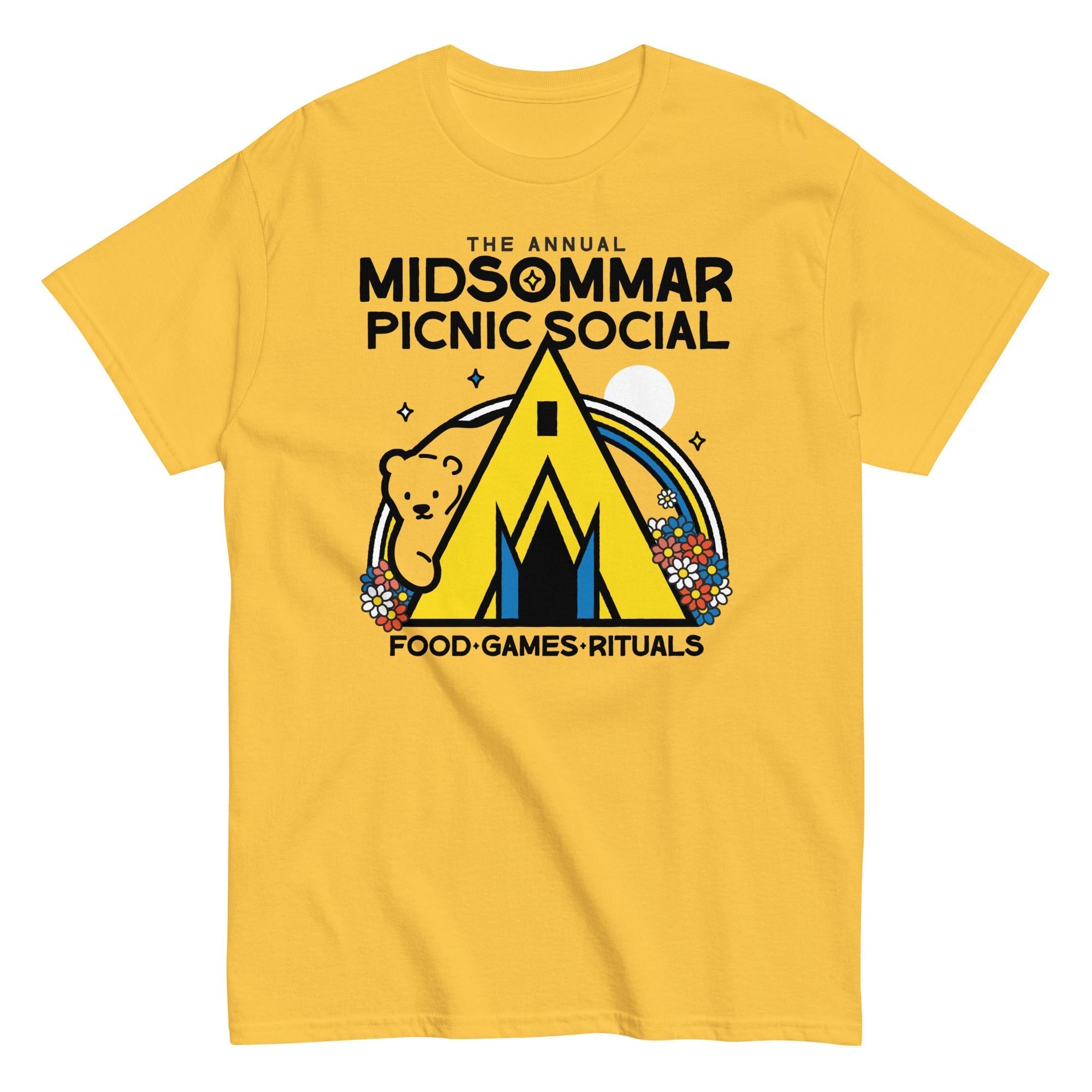 The Annual Midsommar Picnic Social Men's Classic Tee Hoodie, Sweatshirt | PureTeeCo.com (Image 1)