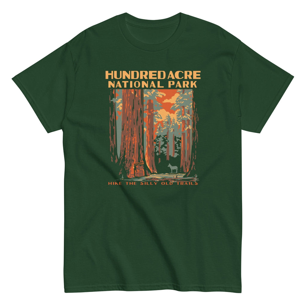 Hundred Acre National Park Men's Classic Tee Hoodie, Sweatshirt | PureTeeCo.com (Image 3)