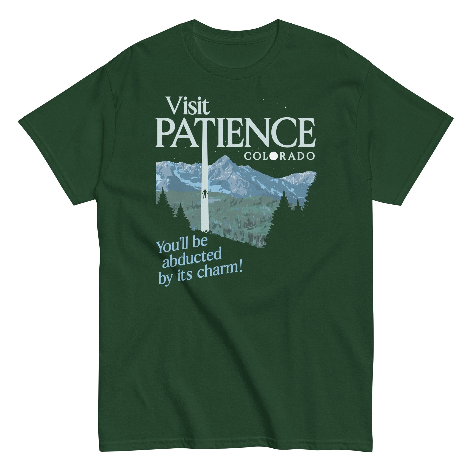 Visit Patience Colorado Men's Classic Tee Hoodie, Sweatshirt | PureTeeCo.com (Image 5)