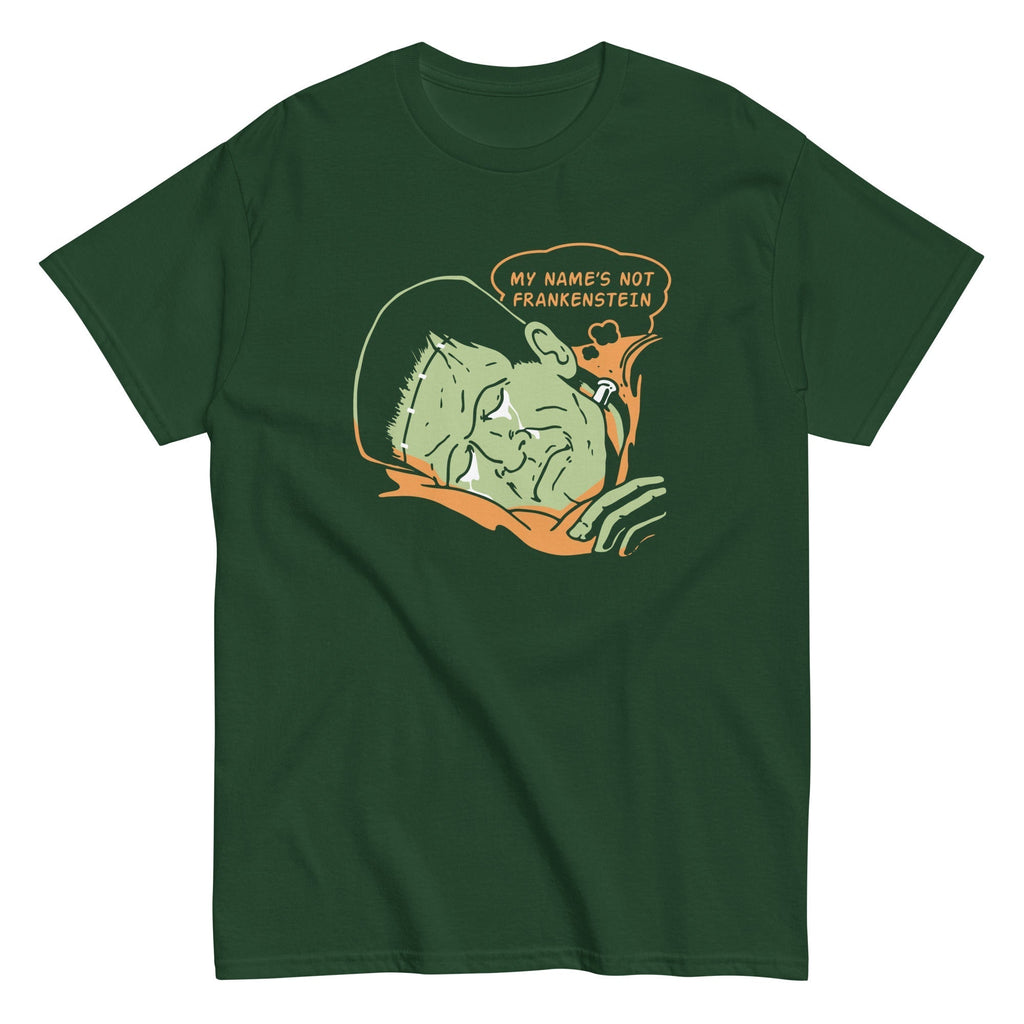 My Name's Not Frankenstein Men's Classic Tee Hoodie, Sweatshirt | PureTeeCo.com (Image 3)