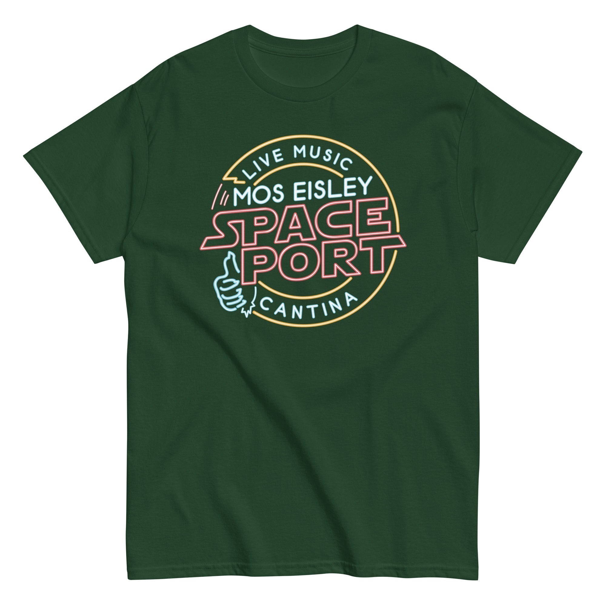 Mos Eisley Space Port Men's Classic Tee Hoodie, Sweatshirt | PureTeeCo.com (Image 5)