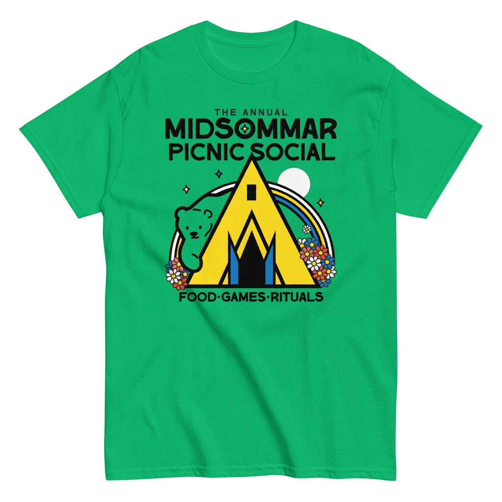 The Annual Midsommar Picnic Social Men's Classic Tee Hoodie, Sweatshirt | PureTeeCo.com (Image 2)