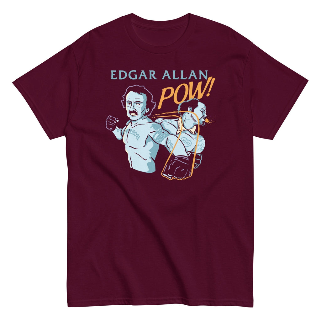 Edgar Allan Pow! Men's Classic Tee Hoodie, Sweatshirt | PureTeeCo.com (Image 2)