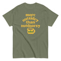 More Outsidey Than Outdoorsy Men's Classic Tee Hoodie, Sweatshirt | PureTeeCo.com (Image 1)