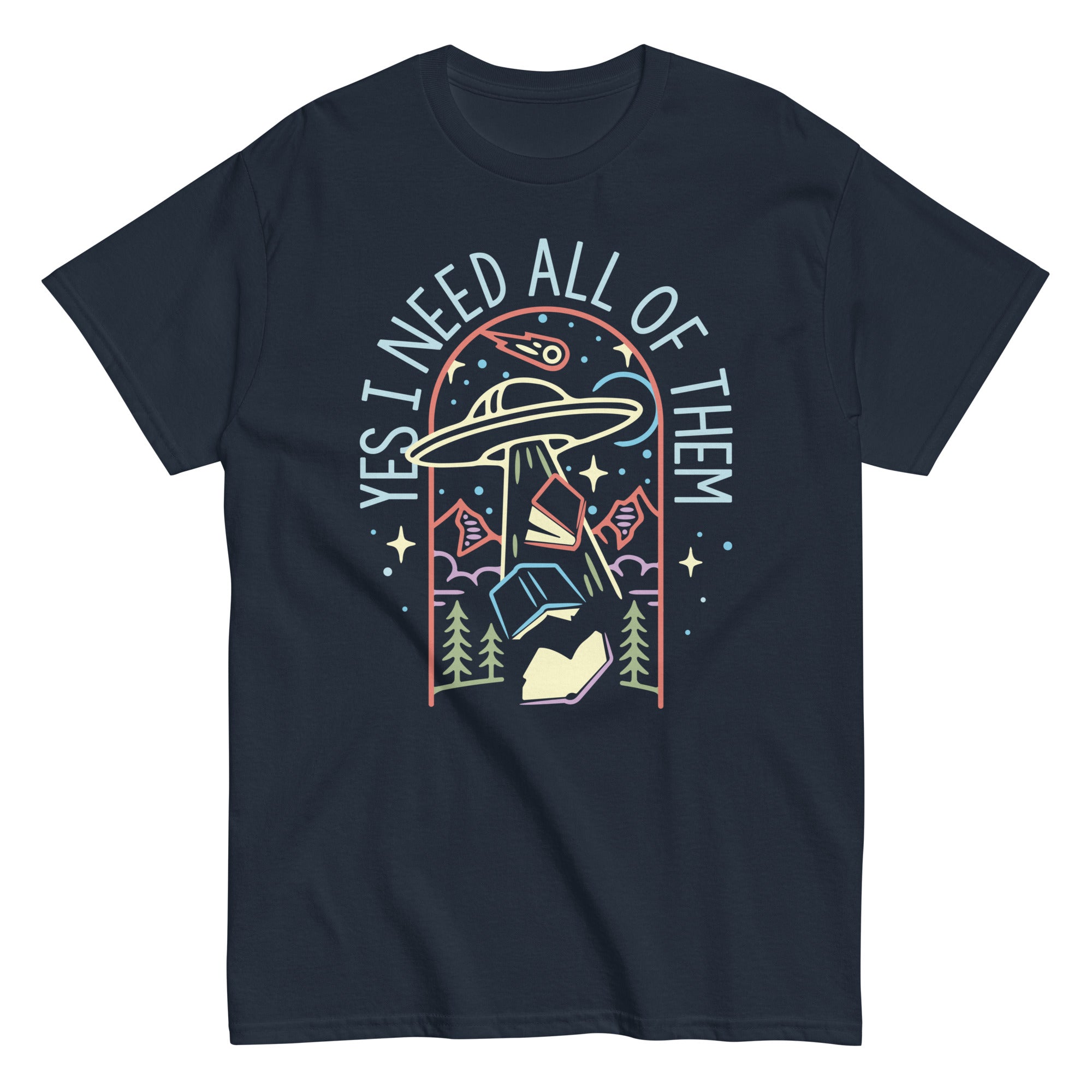 Yes I Need All Of Them Men's Classic Tee Hoodie, Sweatshirt | PureTeeCo.com (Image 3)