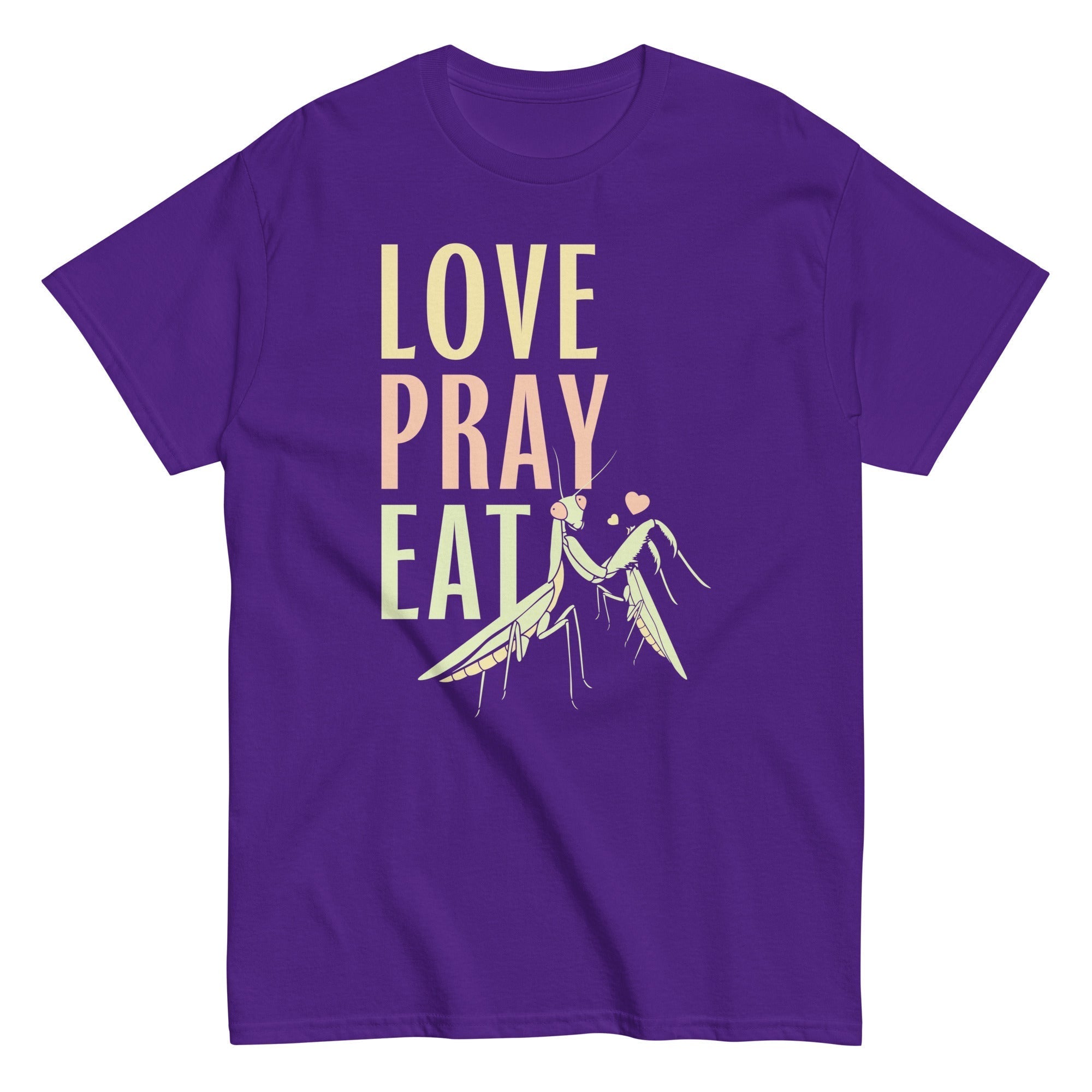 Love Pray Eat Men's Classic Tee Hoodie, Sweatshirt | PureTeeCo.com (Image 5)