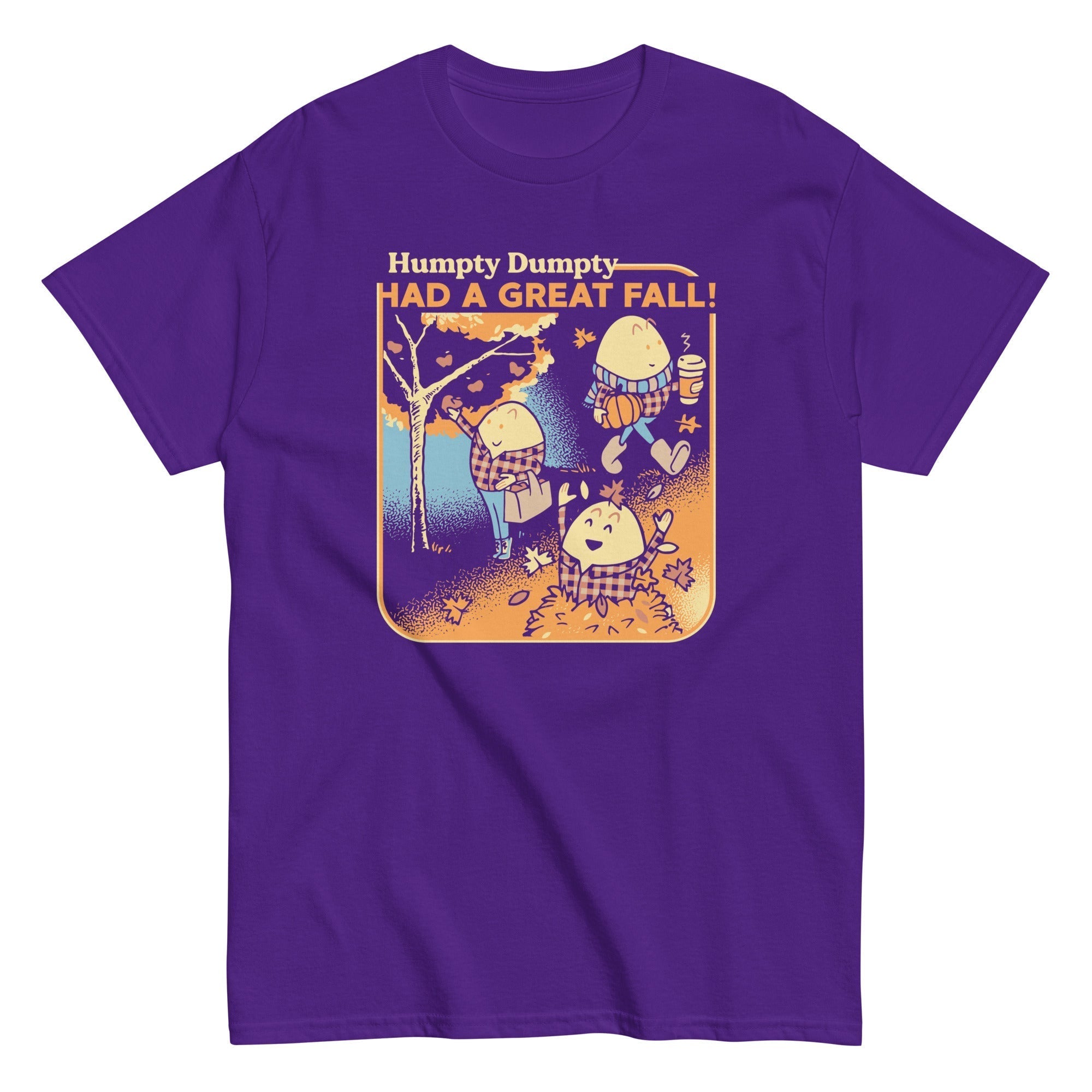 Humpty Dumpty Had A Great Fall Men's Classic Tee Hoodie, Sweatshirt | PureTeeCo.com (Image 5)