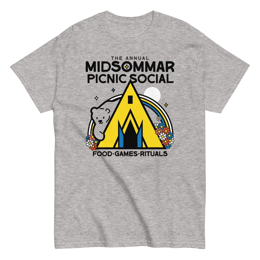 The Annual Midsommar Picnic Social Men's Classic Tee Hoodie, Sweatshirt | PureTeeCo.com (Image 5)