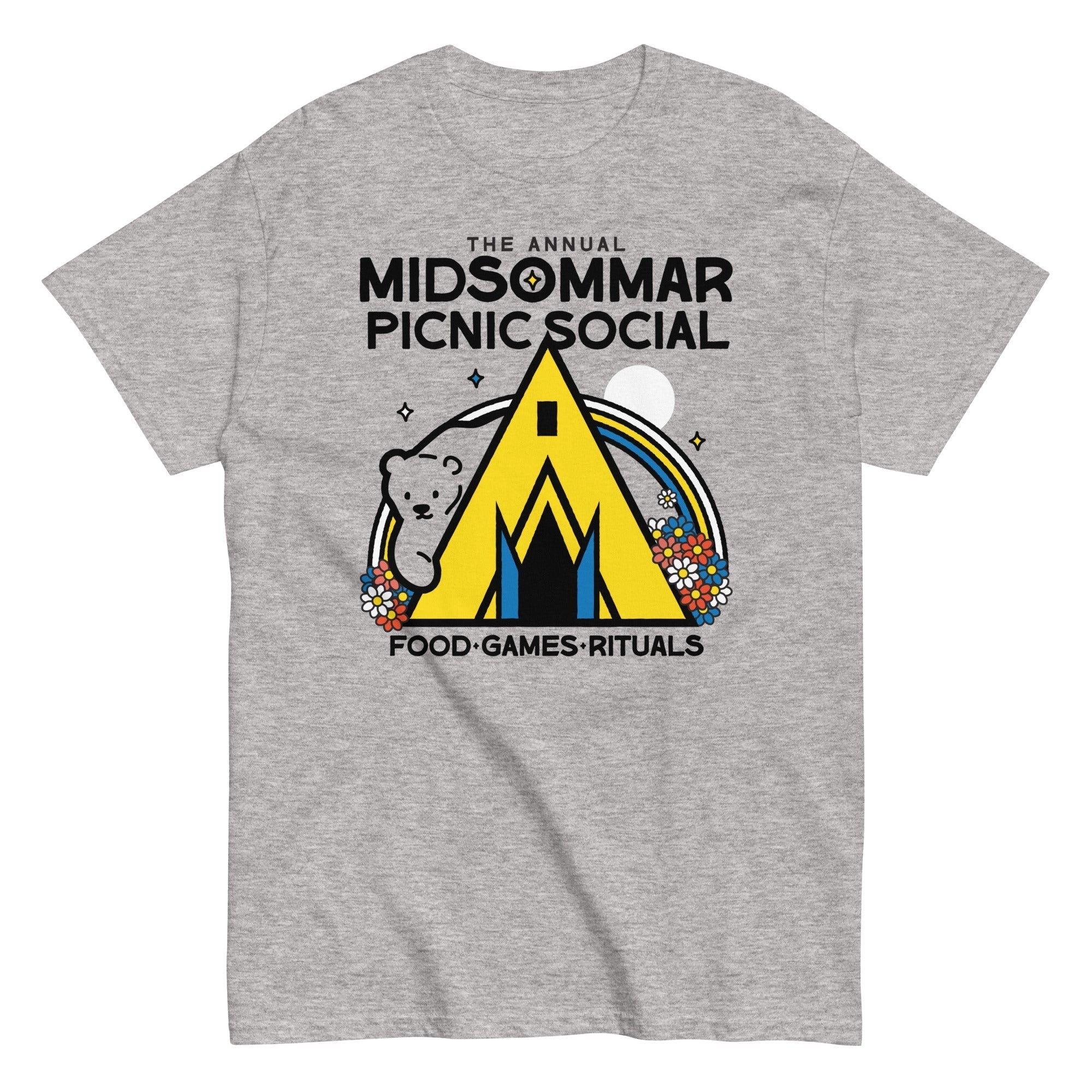 The Annual Midsommar Picnic Social Men's Classic Tee Hoodie, Sweatshirt | PureTeeCo.com (Image 5)