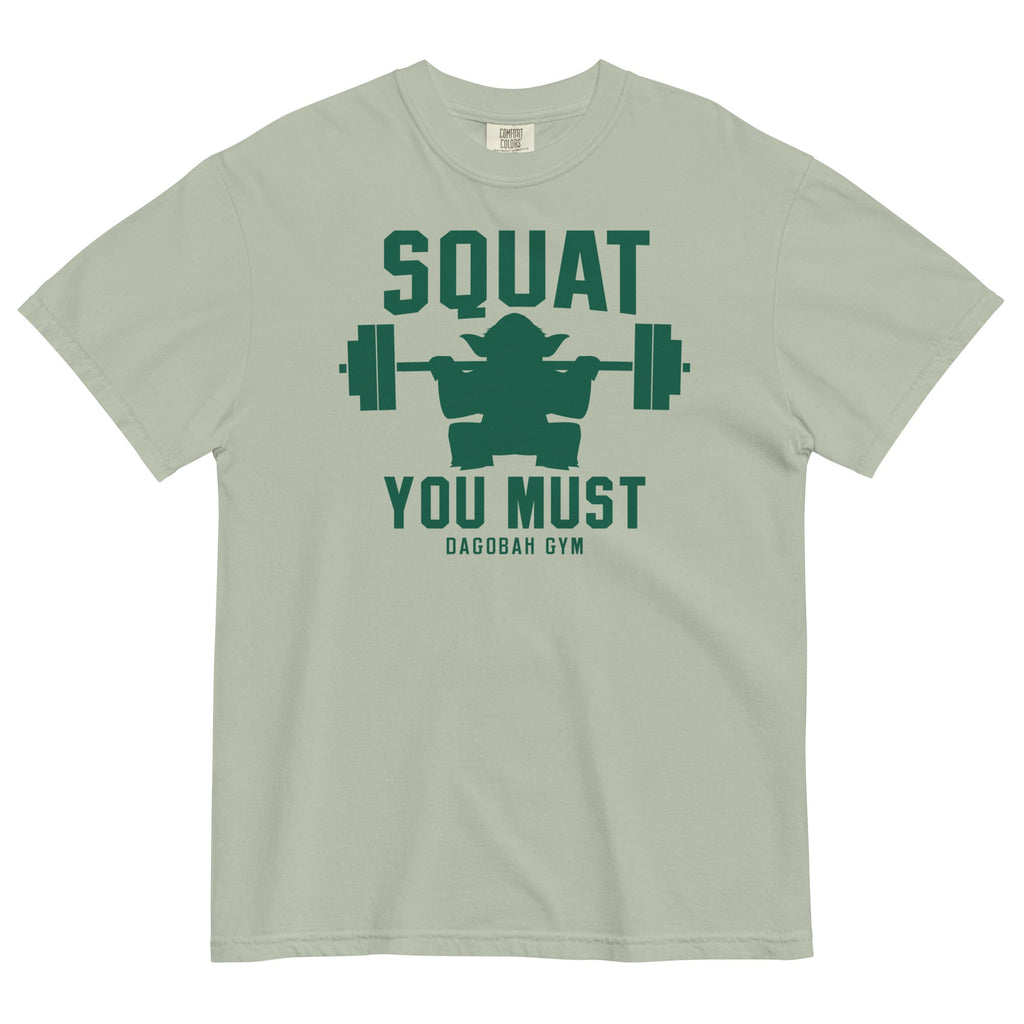 Squat You Must Men's Relaxed Fit Tee Hoodie, Sweatshirt | PureTeeCo.com (Image 3)