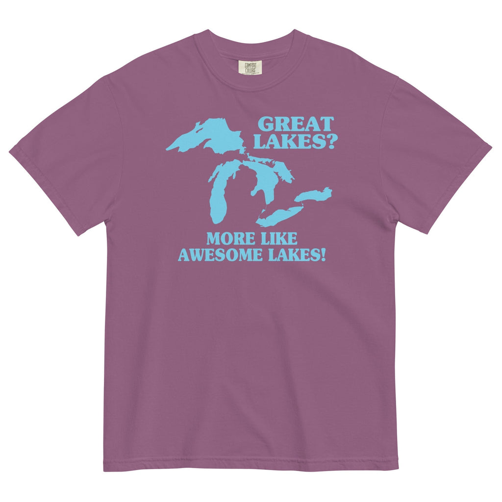 Great Lakes? Men's Relaxed Fit Tee Hoodie, Sweatshirt | PureTeeCo.com (Image 4)