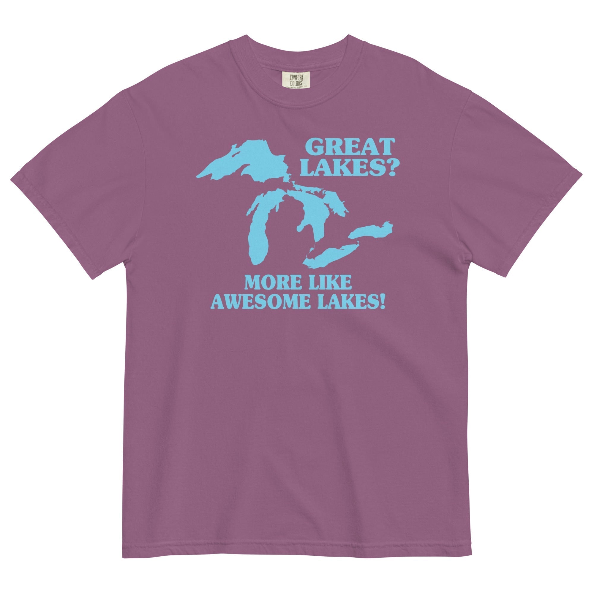 Great Lakes? Men's Relaxed Fit Tee Hoodie, Sweatshirt | PureTeeCo.com (Image 4)