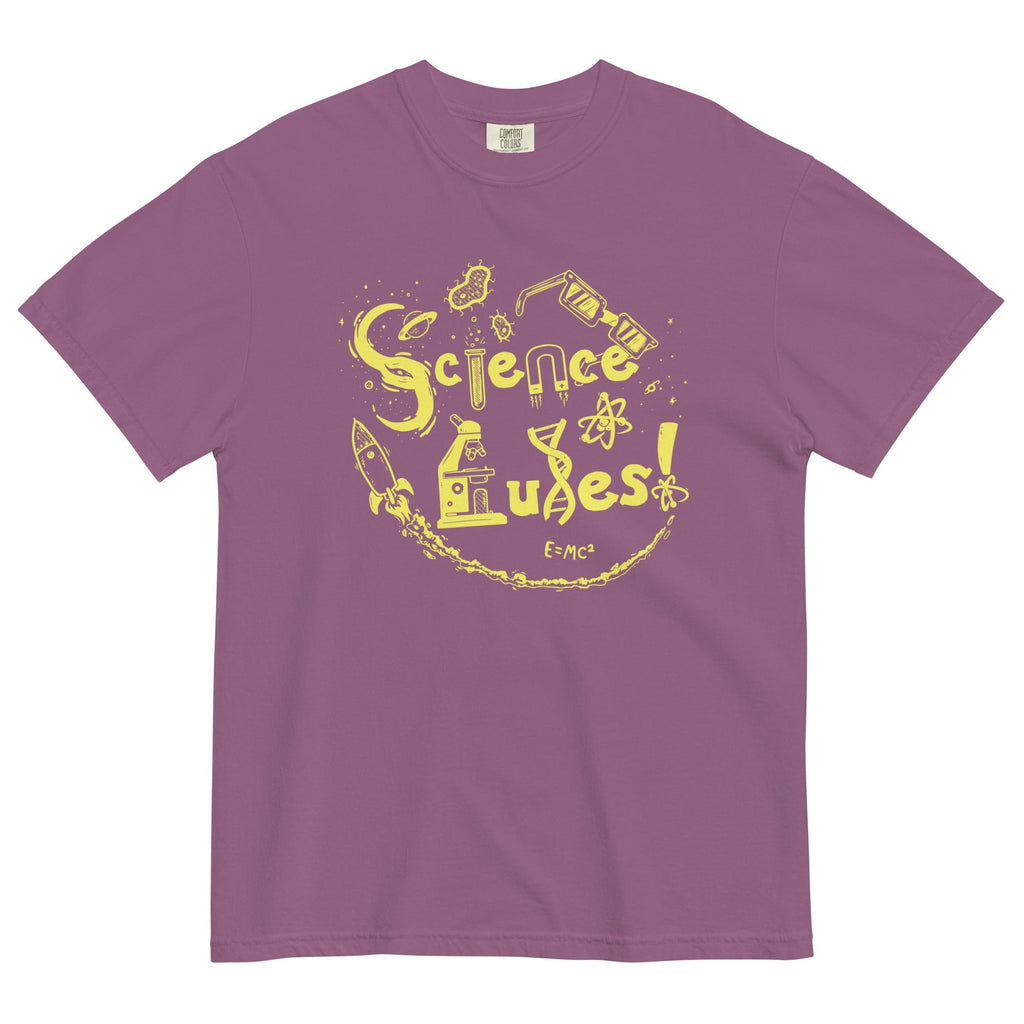 Science Rules! Men's Relaxed Fit Tee Hoodie, Sweatshirt | PureTeeCo.com (Image 5)
